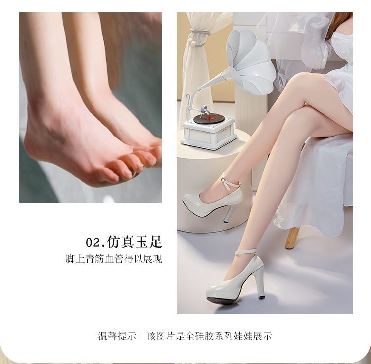 Búp bê tình dục silicone 1m59 Kaneis Yeon trắng sang chảnh, siêu mềm mại