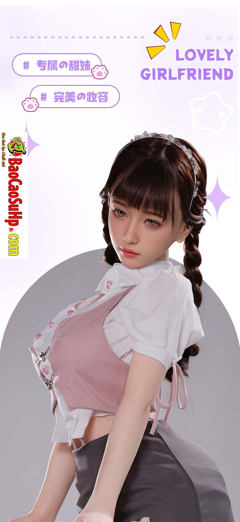 Búp bê tình dục nữ sinh Nadudu mảnh mai 1m58 cực thật