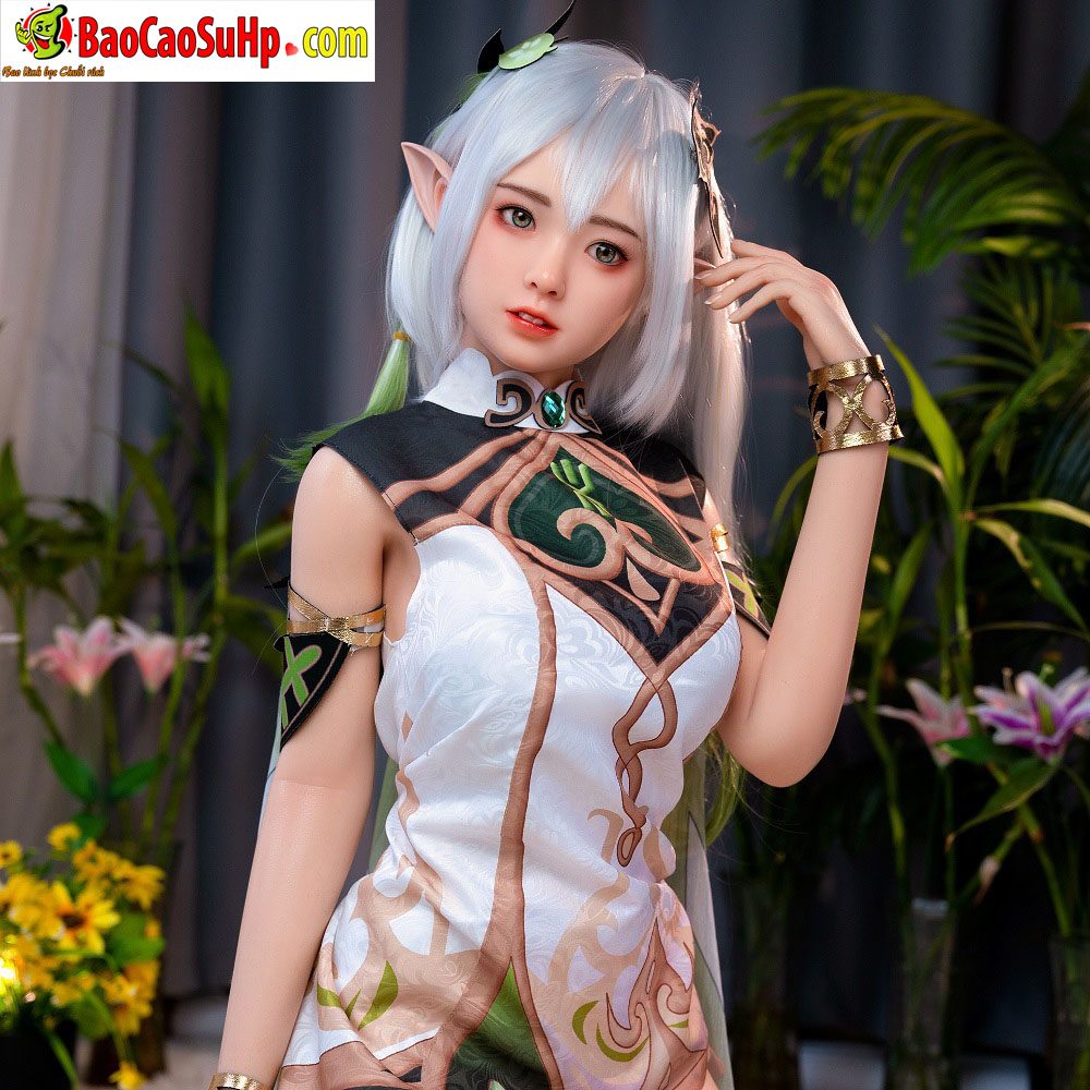 Búp bê tình dục Cosplay Tinh linh 158cm silicon TPE mềm mại