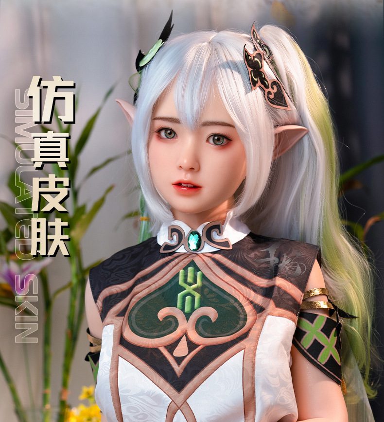 Búp bê tình dục Cosplay Tinh linh 158cm silicon TPE mềm mại