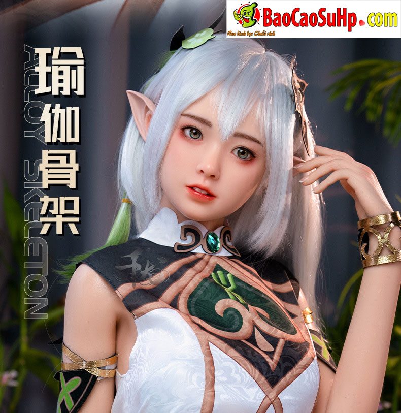 Búp bê tình dục Cosplay Tinh linh 158cm silicon TPE mềm mại