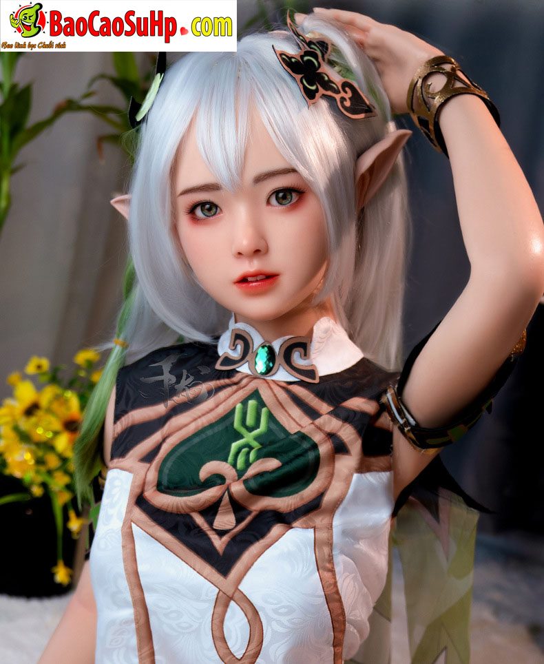 Búp bê tình dục Cosplay Tinh linh 158cm silicon TPE mềm mại