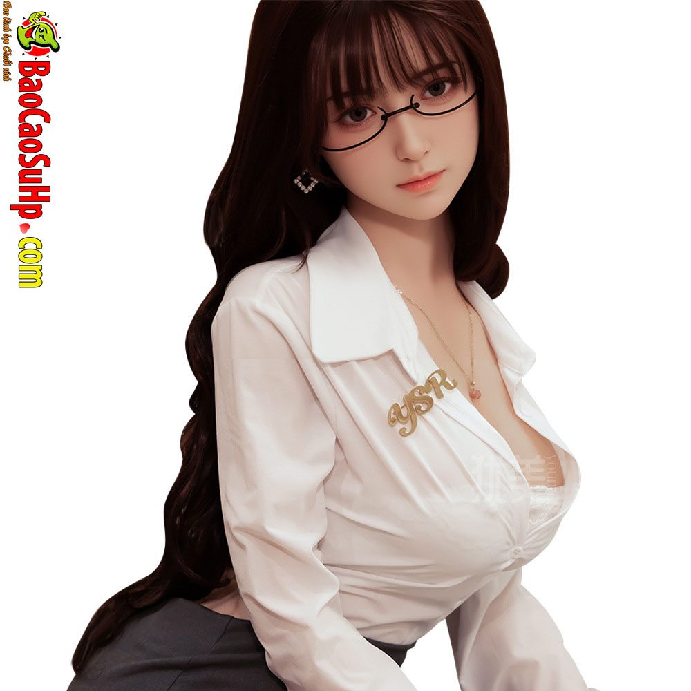 Búp Bê Tình Dục 1m58 Đầu Silicone Thân TPE Cô Thư Kí Quyến Rũ