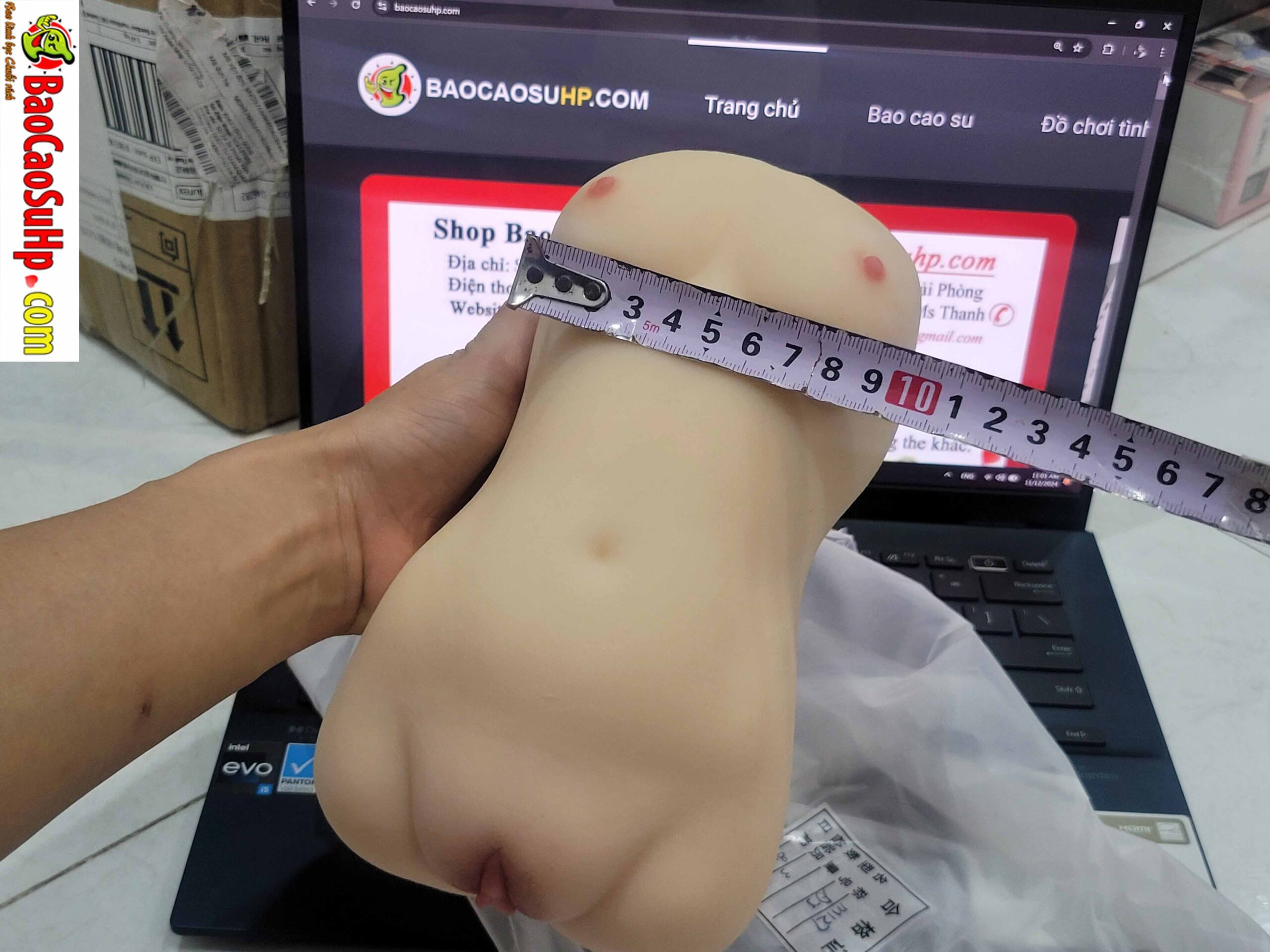 Búp bê bán thân nguyên khối mềm mại 1.5kg rung hút COC Tinus