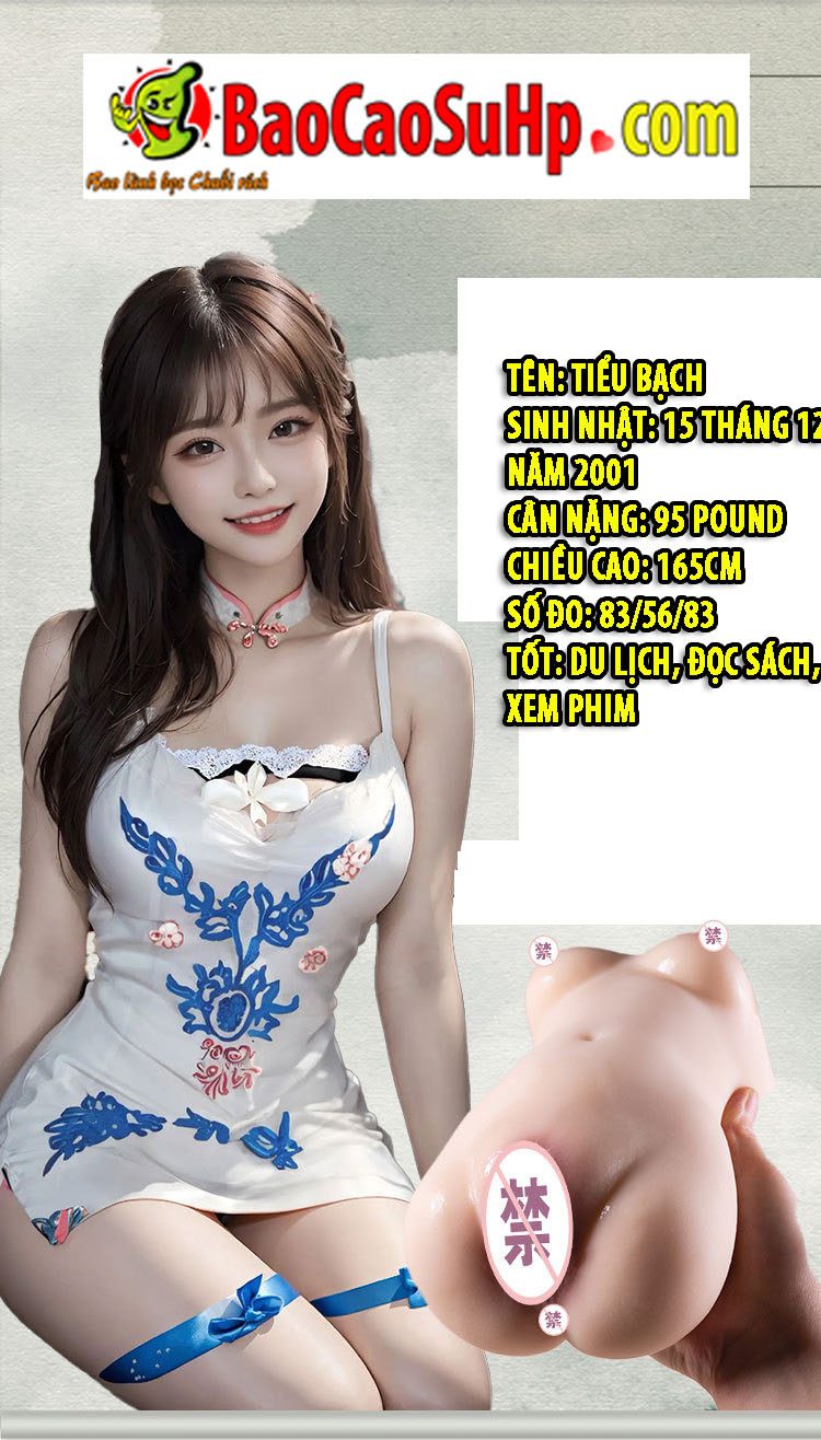 Búp bê bán thân nguyên khối mềm mại 1.5kg rung hút COC Tinus