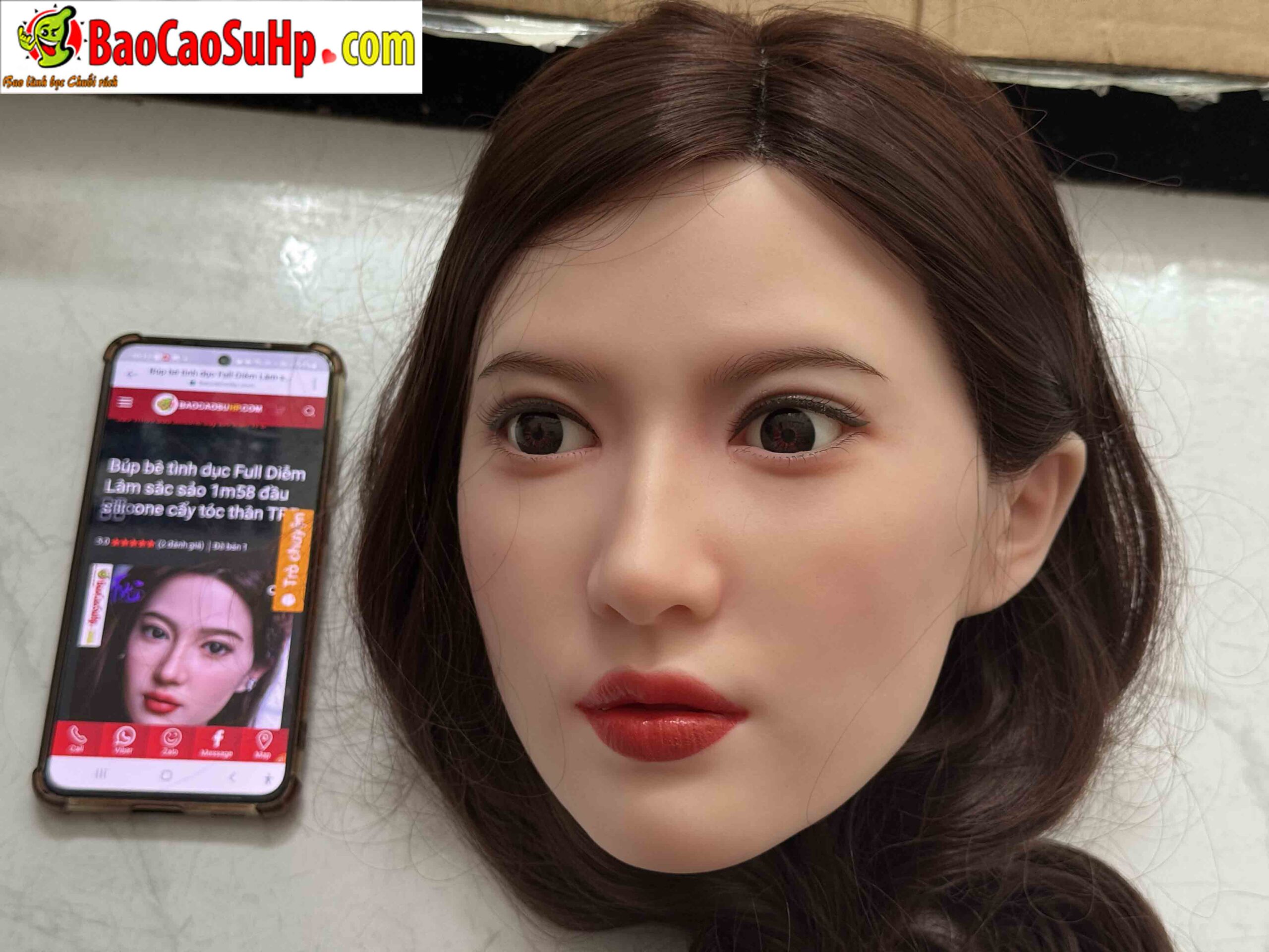 Búp Bê Tình Dục 1m58 Diễm Lâm Silicone Tóc Thật TPE Cao Cấp