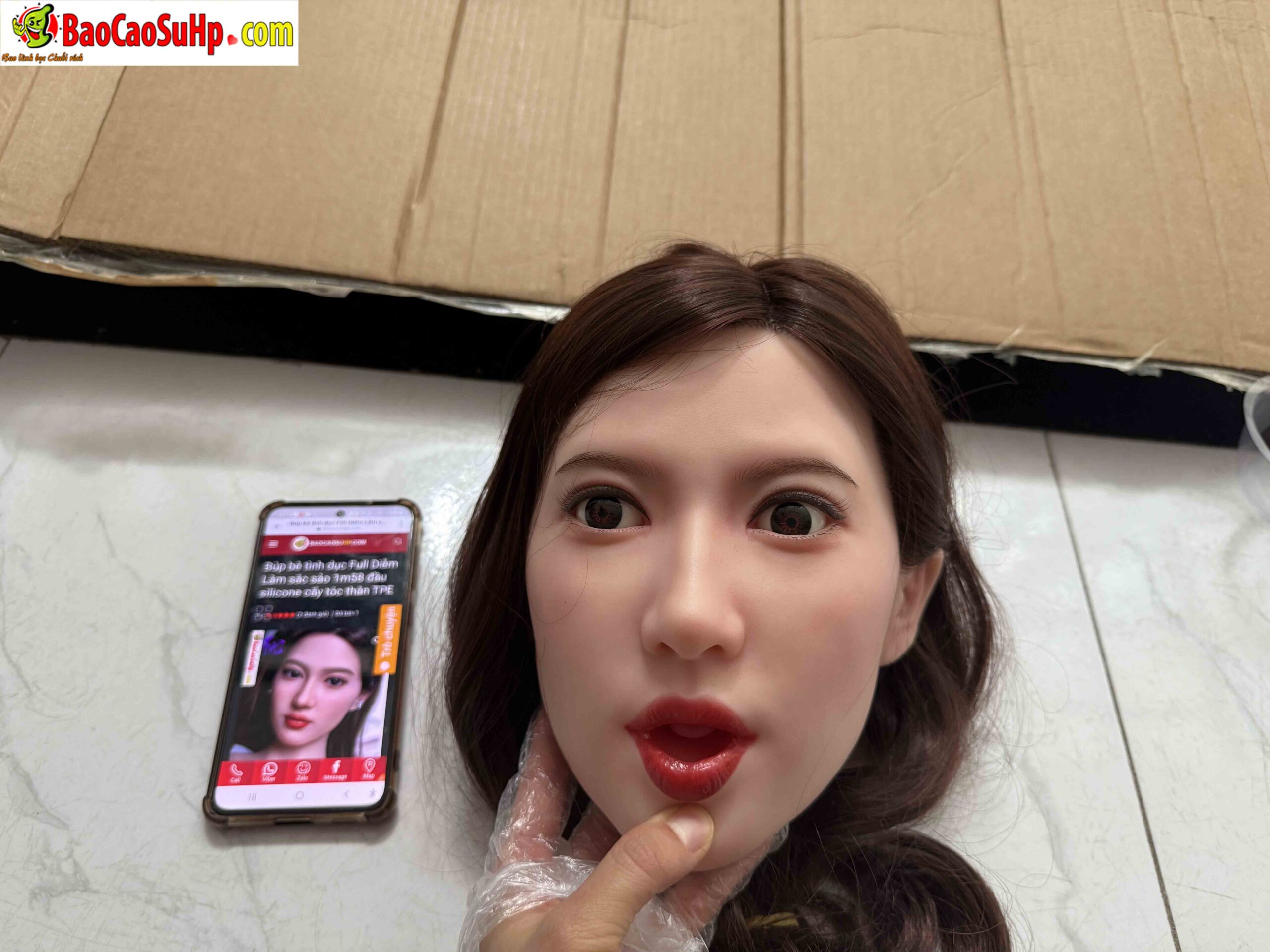 Búp Bê Tình Dục 1m58 Diễm Lâm Silicone Tóc Thật TPE Cao Cấp