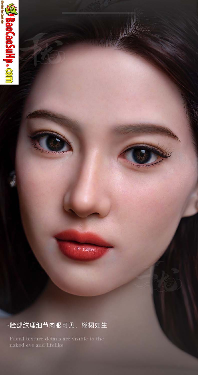 Búp Bê Tình Dục 1m58 Diễm Lâm Silicone Tóc Thật TPE Cao Cấp