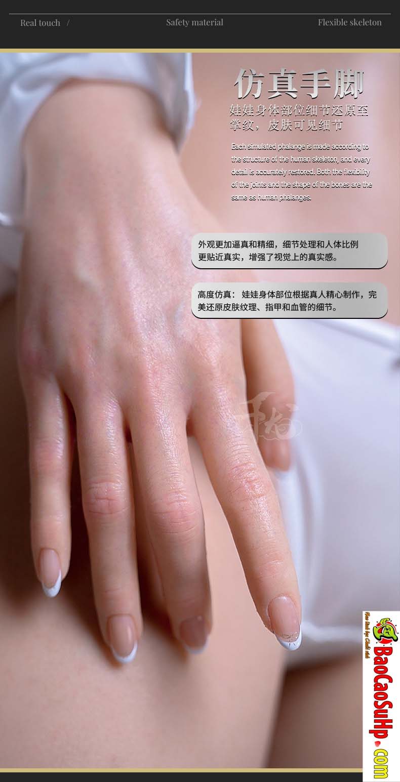 Búp Bê Tình Dục 1m58 Diễm Lâm Silicone Tóc Thật TPE Cao Cấp