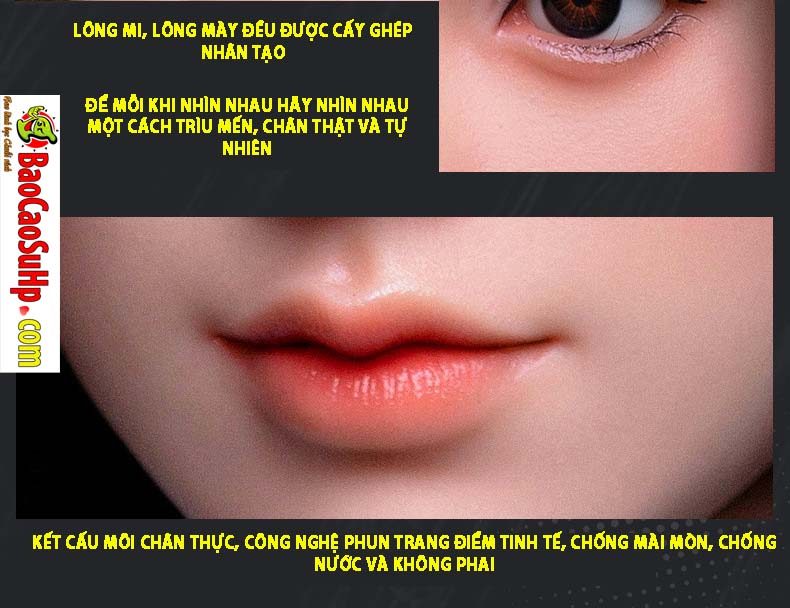 Búp bê tình dục thể thao Di Giai 1m58 silicone cấy tóc thân TPE sexy nóng bỏng