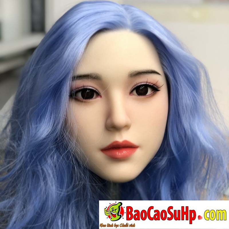 Đầu Búp Bê Tình Dục DDZ001 Tóc Xanh Lam Đẹp Mê Ly Mua Ngay