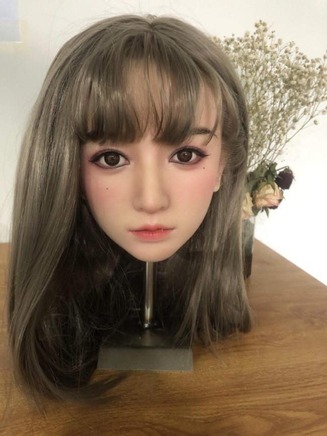 Đầu búp bê tình dục Silicone TPE cao cấp Châu Á Âu mới Đầu búp bê tình dục Silicone TPE cao cấp Châu Á Âu mới