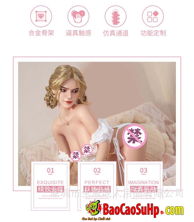 Búp Bê Tình Dục Jacintha 1m48 Cosplay Quyến Rũ Full Silicone