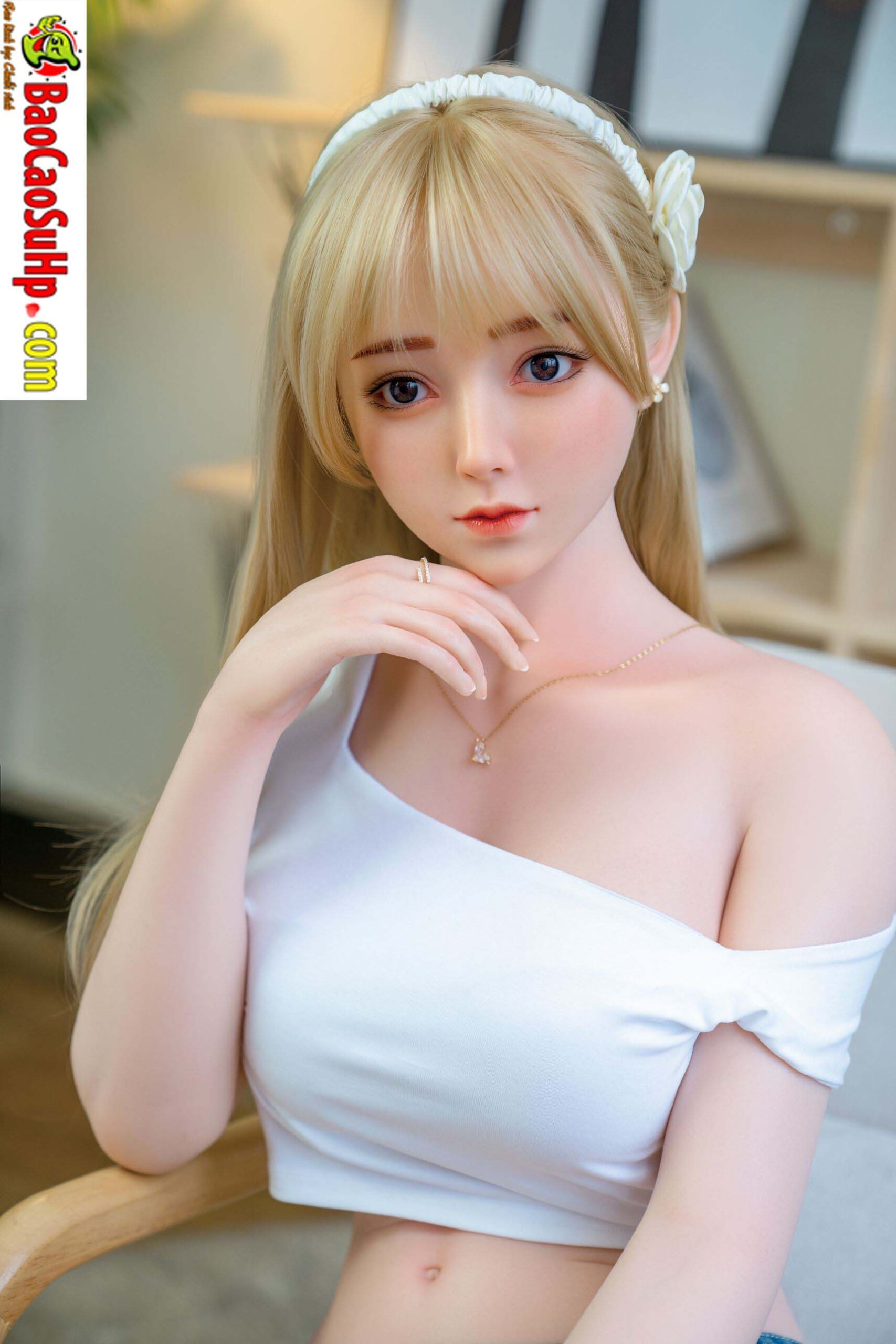 Búp bê tóc vàng Ninh Bình 1m58 ngây thơ đầy quyến rũ