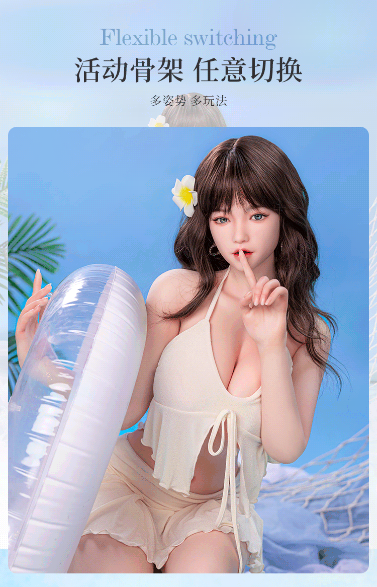 Búp Bê Tình Dục Nefertari Vivi 1m59 Ngực Đẹp Silicone Mềm Mại