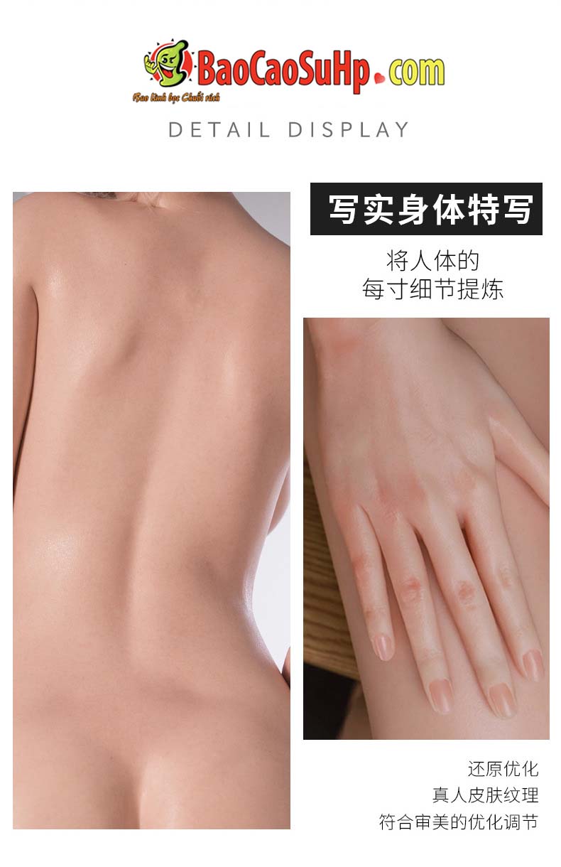 Búp bê tình dục tóc vàng 1m59 Full Vũ Gia – Siêu thực, mềm mại