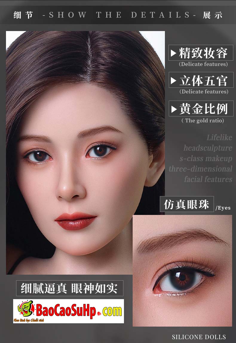 Búp Bê Tình Dục 1m58 Đầu Silicone Tóc Thật Gợi Cảm Quyến Rũ Búp Bê Tình Dục 1m58 Đầu Silicone Tóc Thật Gợi Cảm Quyến Rũ