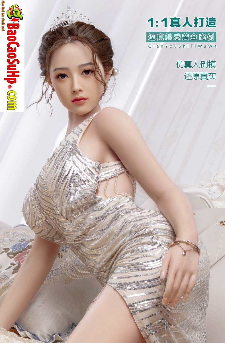 Búp Bê Tình Dục 1m59 Silicone Mềm Mại Như Người Thật