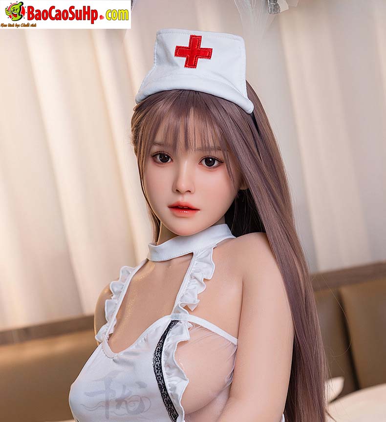 Búp bê Full Silicone y tá quyến rũ cao 1m59cm tỏa nhiệt