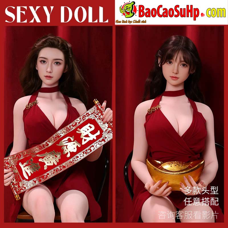 Búp Bê Tình Dục 1m58 Full Silicone Đầu Dung Nguyệt Đa Dạng Mẫu