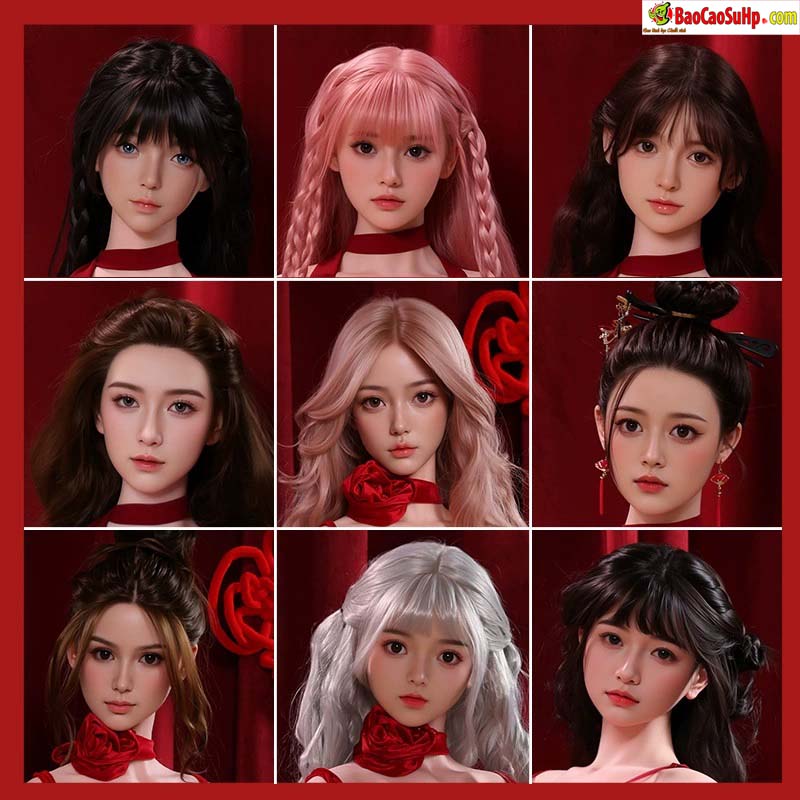 Búp Bê Tình Dục 1m58 Full Silicone Đầu Dung Nguyệt Đa Dạng Mẫu