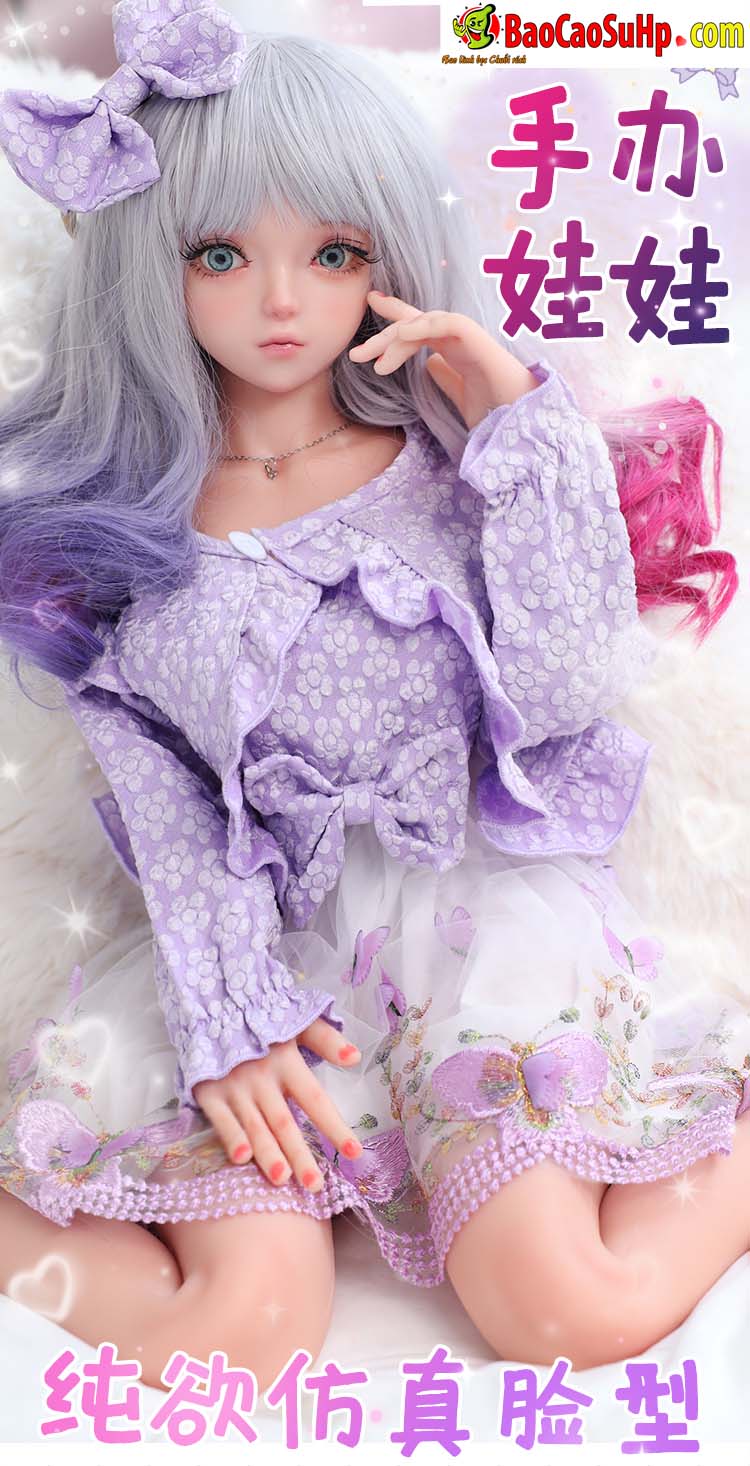 Búp bê tình dục anime váy tím 80cm Nhã Lâm chân thực siêu mượt