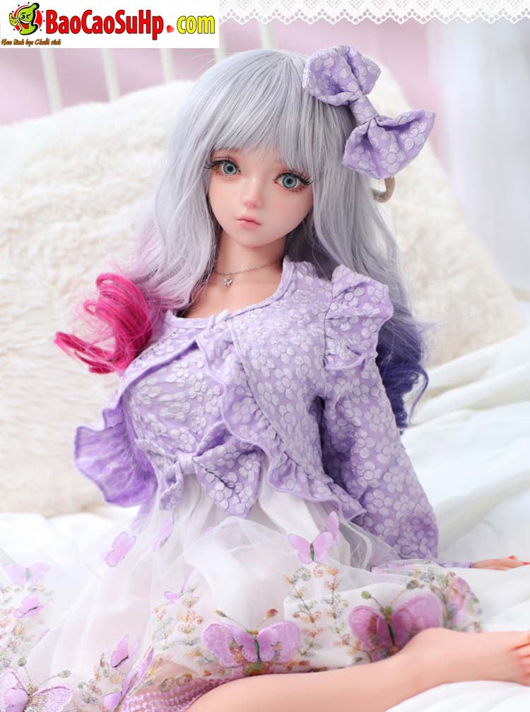 Búp bê tình dục anime váy tím 80cm Nhã Lâm chân thực siêu mượt