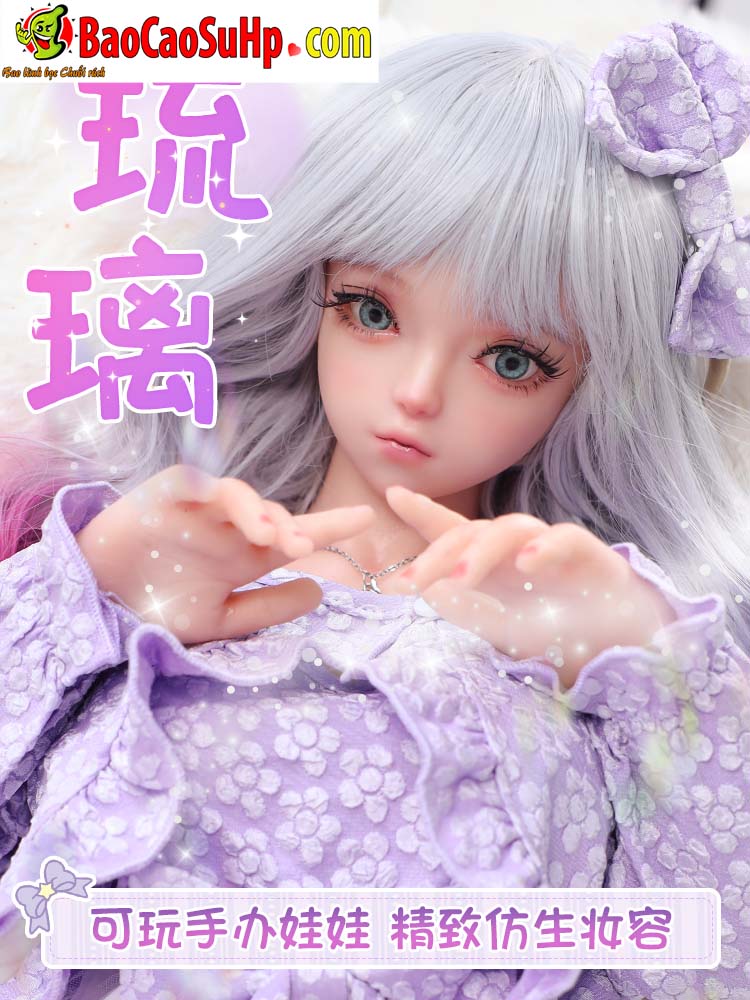 Búp bê tình dục anime váy tím 80cm Nhã Lâm chân thực siêu mượt