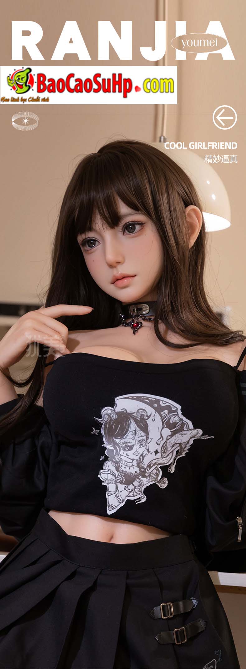 Búp bê 18 tuổi Full Ranjia Idol áo đen 1m58cm cực thật