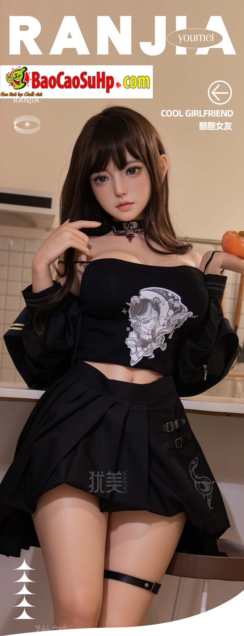Búp bê tình dục Ranjia 18+ Idol sexy áo đen ngực to chân dài Búp bê tình dục Ranjia 18+ Idol sexy áo đen ngực to chân dài