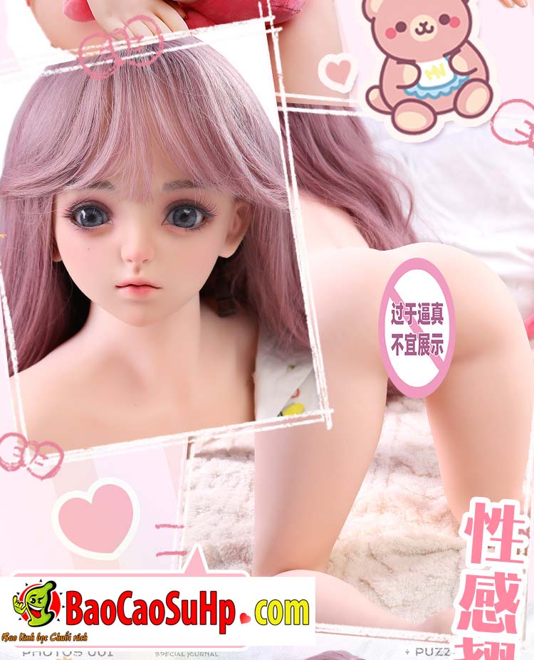 Búp bê tình dục Loli Masato tóc hồng ngây thơ dễ thương 1m1