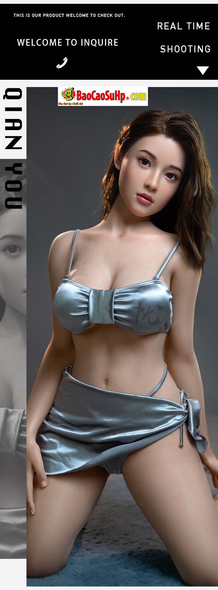 Búp bê tình dục Koharu silicone mềm mại kích thước 1m58 hấp dẫn