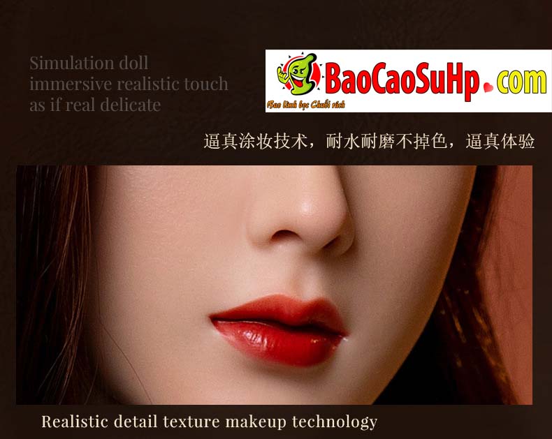 Búp bê tình dục cổ trang Nguyệt Hà 1m58 silicone mềm mại, nữ tính