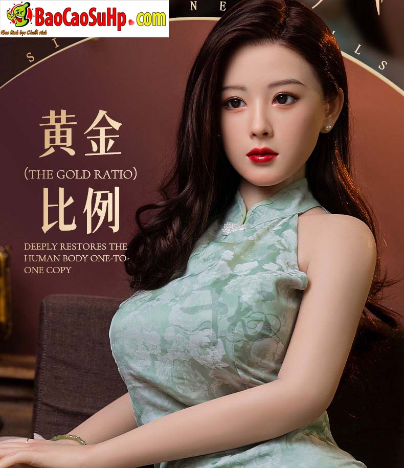 Búp bê tình dục cổ trang Nguyệt Hà 1m58 silicone mềm mại, nữ tính