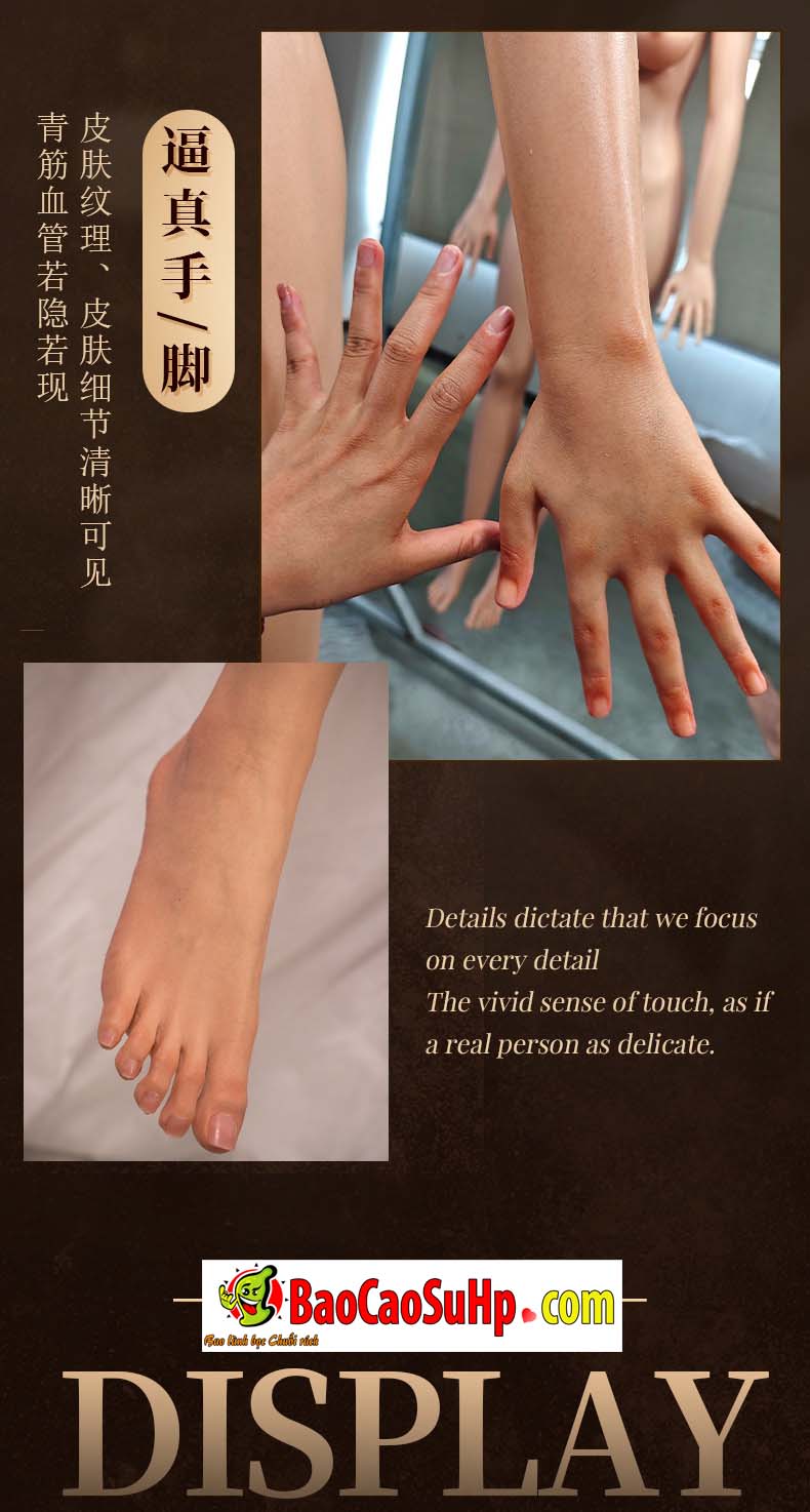 Búp bê tình dục Nguyệt Hà 1m58 cổ trang nữ tính mềm mại mua ngay