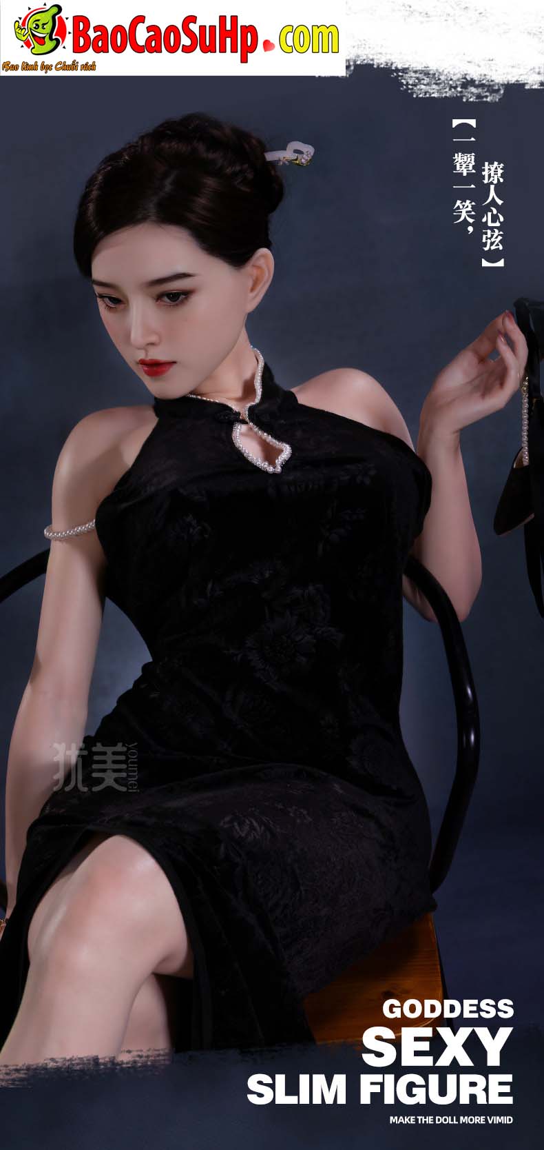 Búp Bê Tình Dục 1m58 Sườn Xám Cao Cấp Siêu Thật Đẹp Mê