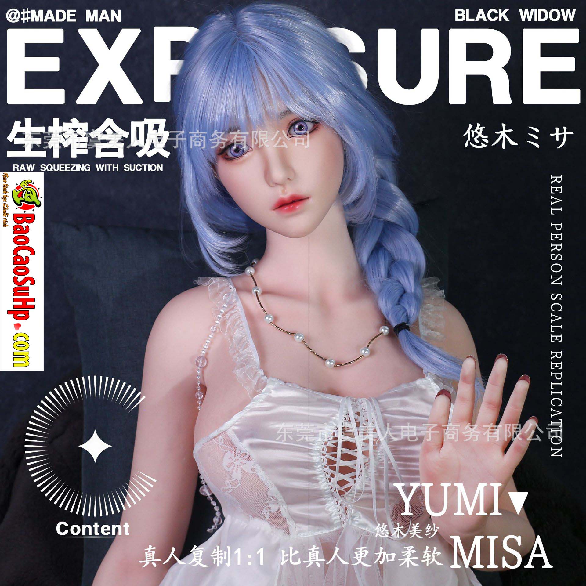 Búp Bê Tình Dục 23kg Đầu Silicone Cấy Tóc Lapis Bardot Mới