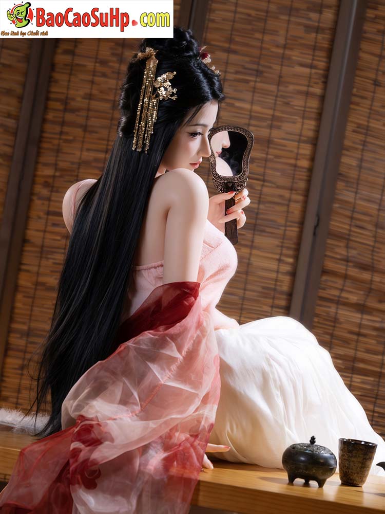 Búp bê silicone cổ trang 1m58 đẹp mê ly, chân thực, sang trọng