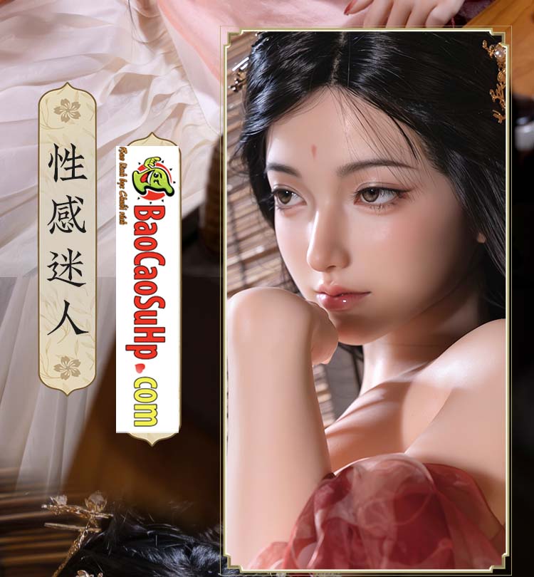 Búp bê silicone cổ trang 1m58 đẹp mê ly, chân thực, sang trọng Búp bê silicone cổ trang 1m58 đẹp mê ly, chân thực, sang trọng