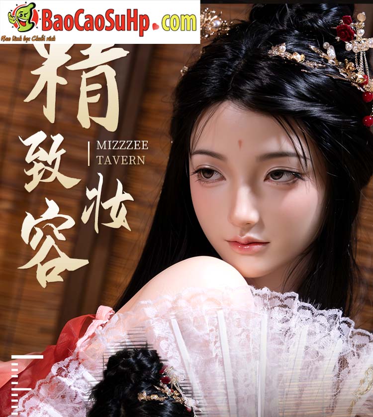 Búp bê silicone cổ trang 1m58 đẹp mê ly, chân thực, sang trọng Búp bê silicone cổ trang 1m58 đẹp mê ly, chân thực, sang trọng