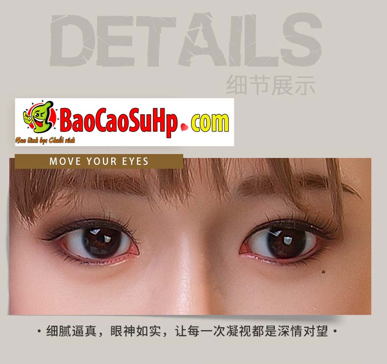 Búp bê cao cấp 1m58 silicone TPE đẹp mắt to môi dày hút khách