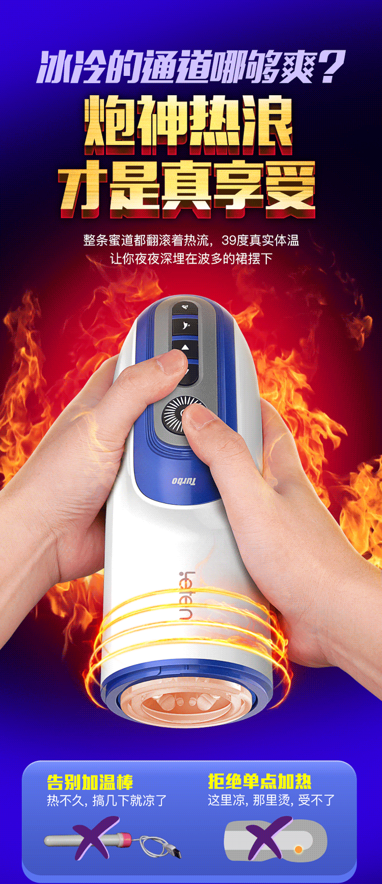 Cốc thủ dâm Leten Telescopic Cannon thụt giật mạnh cực sướng