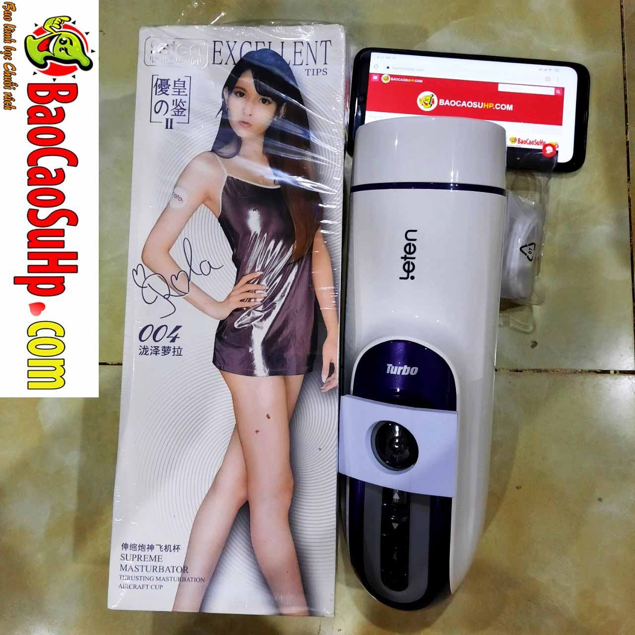 Cốc thủ dâm Leten Telescopic Cannon thụt giật mạnh cực sướng