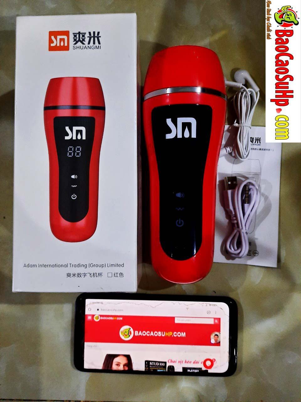 Cốc âm đạo SM Shaut nhỏ gọn thiết kế tiện lợi thủ dâm nam