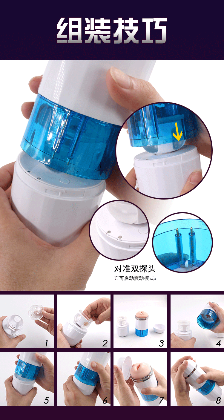 Cốc thủ dâm Dr White chống xuất tinh sớm, tăng khoái cảm