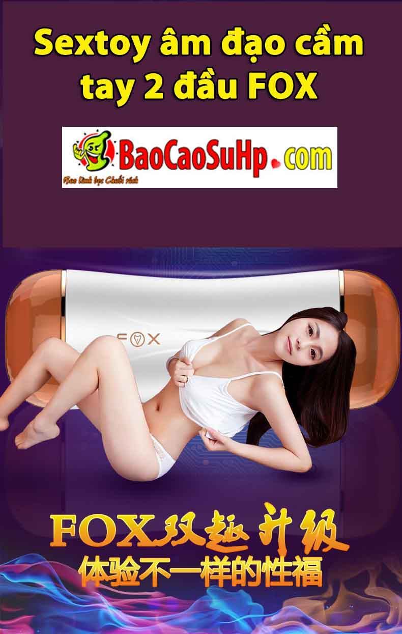 Sextoy 2 đầu FOX cầm tay kích thích âm đạo phê tận cùng Sextoy 2 đầu FOX cầm tay kích thích âm đạo phê tận cùng