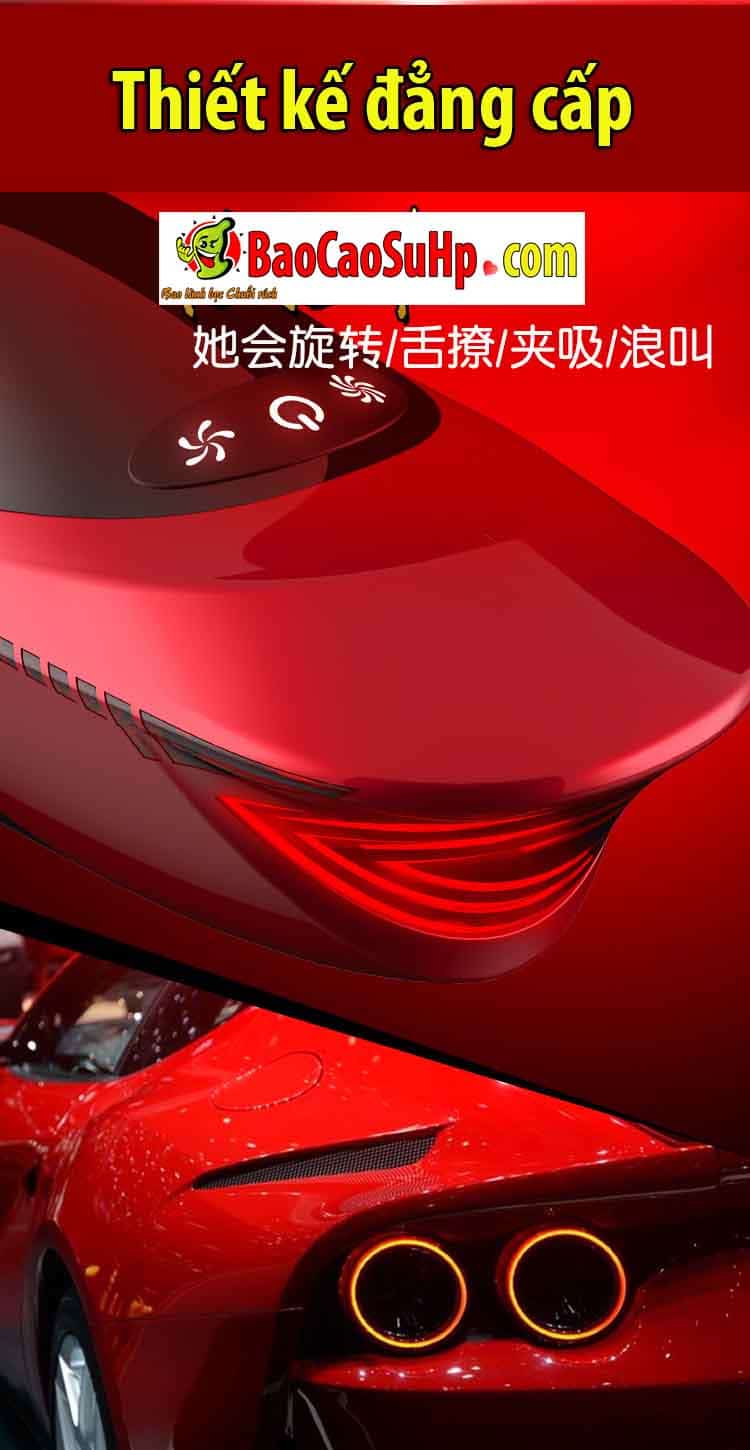 Máy rung âm đạo cầm tay Super Red cao cấp tự động siêu phê