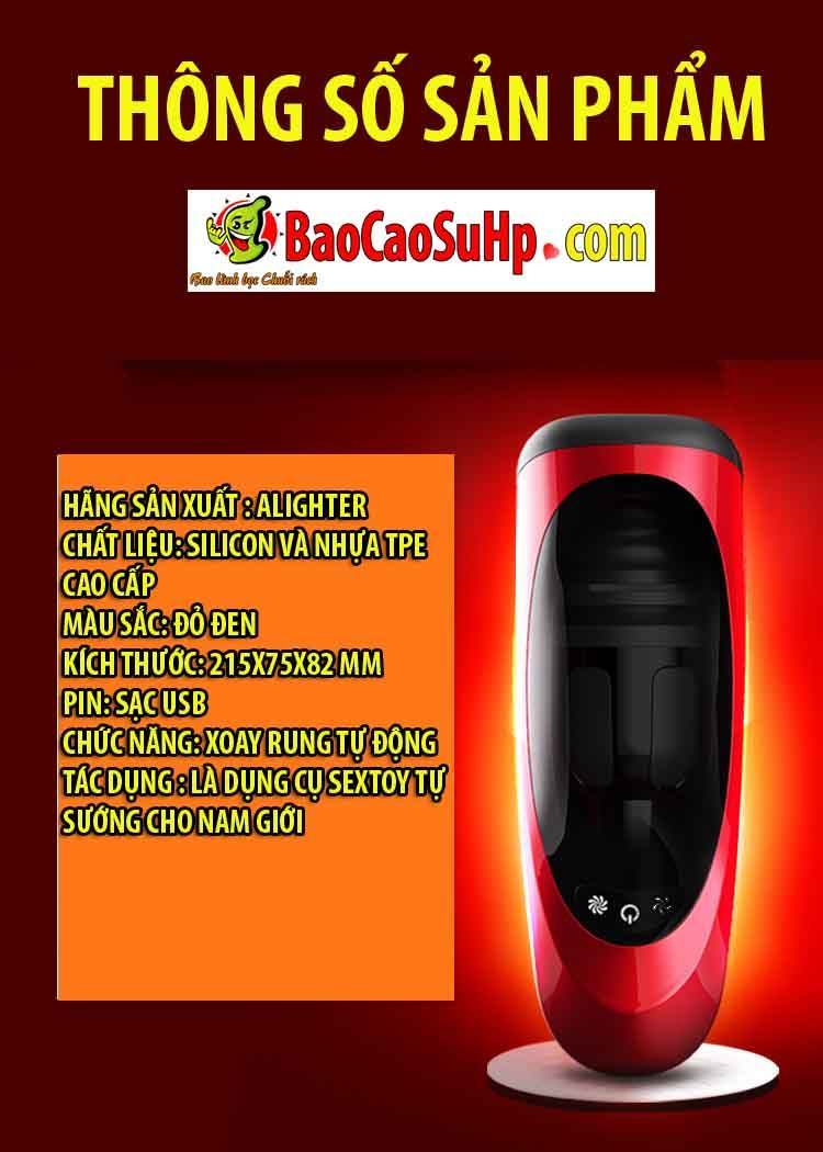 Máy rung âm đạo cầm tay Super Red cao cấp tự động siêu phê