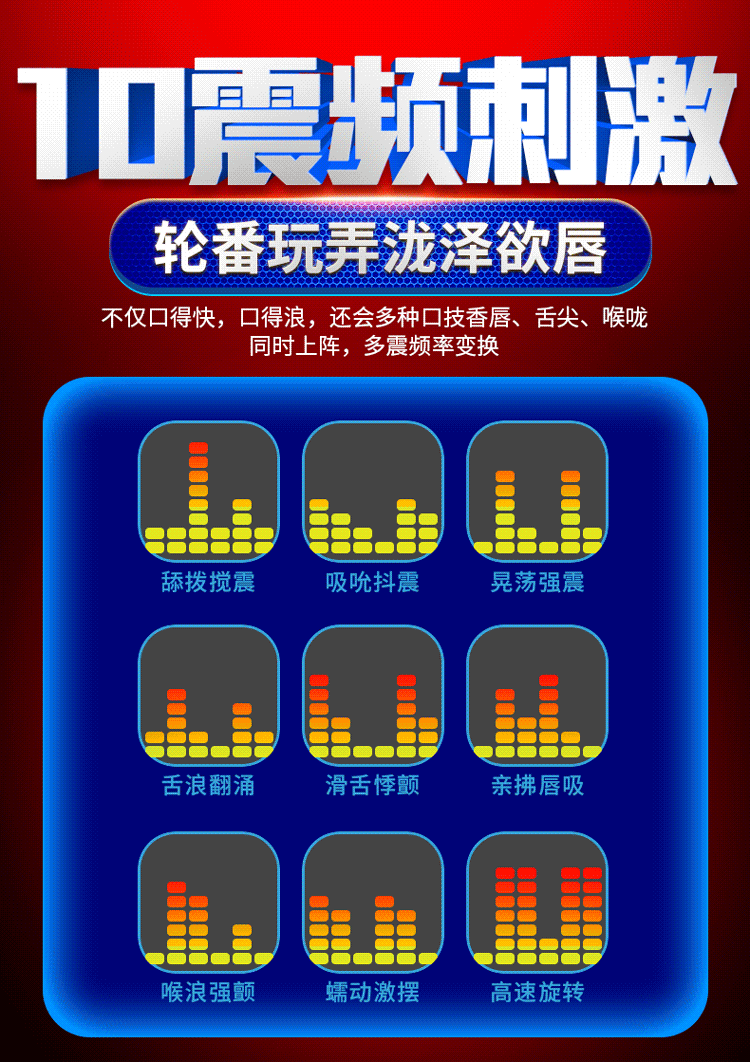 Sextoy miệng bú rung Leten Desire II Red Lips siêu thực