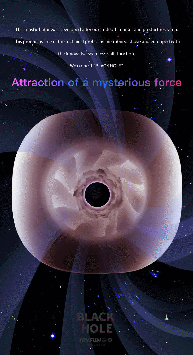 Cốc âm đạo tự động Nhật Bản TRYFUN SOUL BLACK HOLE TT01 chất lượng